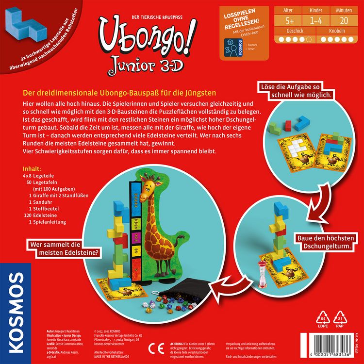 Produktbild: Ubongo! Junior 3D