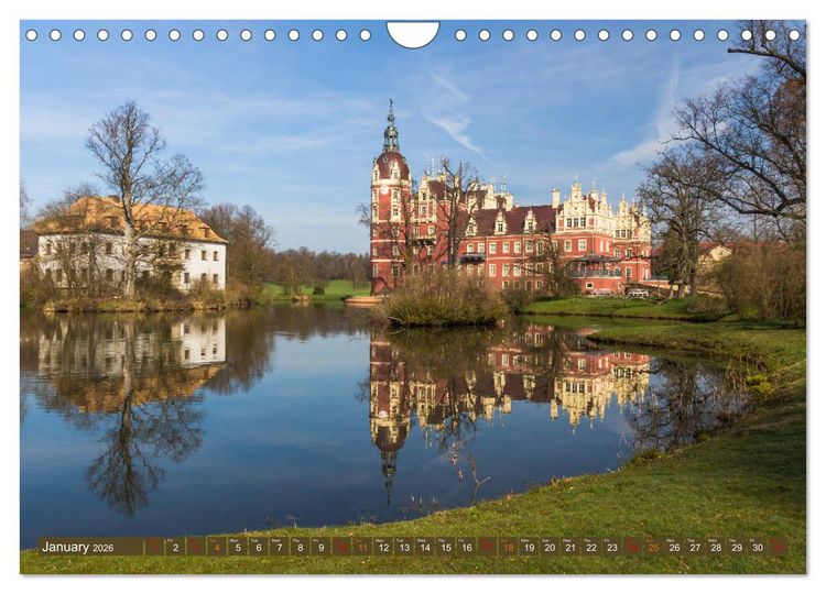 Produktbild: Prince Pueckler Park Bad Muskau (Wall Calendar 2026 DIN A4 landscape), CALVENDO 12 Month Wall Calendar