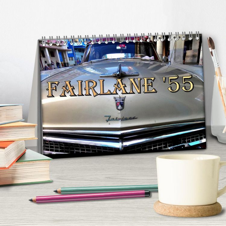 Produktbild: FAIRLANE '55 (Tischkalender 2026 DIN A5 quer), CALVENDO Monatskalender