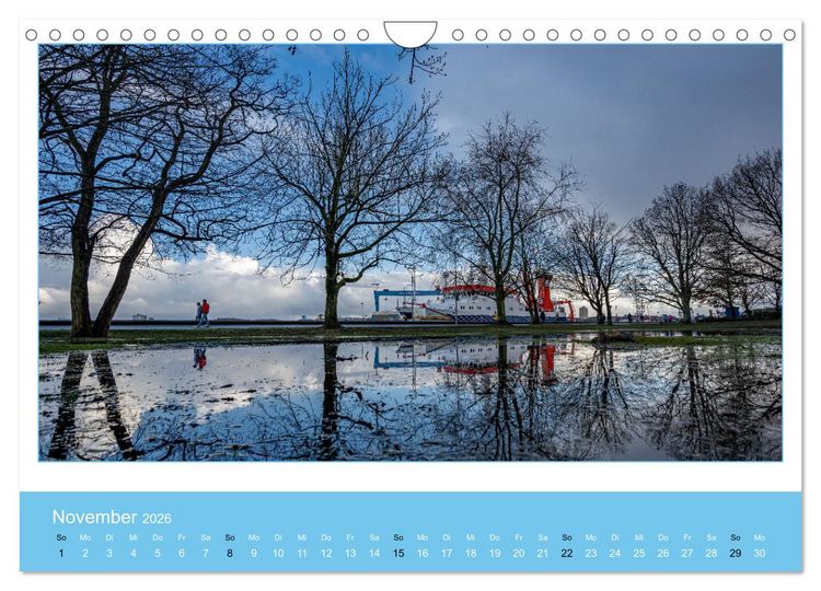 Produktbild: Kiel: Maritime Impressionen (Wandkalender 2026 DIN A4 quer), CALVENDO Monatskalender