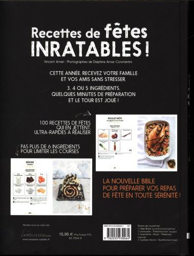 Produktbild: Recettes de f&ecirc;tes inratables !