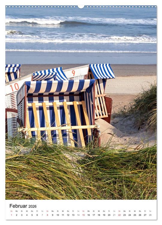 Produktbild: Norderney Inselportrait (hochwertiger Premium Wandkalender 2026 DIN A2 hoch), Kunstdruck in Hochglanz