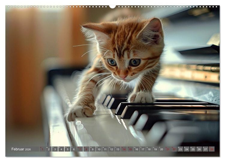 Produktbild: Tr&auml;ume aus Piano, Klavier und Fl&uuml;gel (Wandkalender 2026 DIN A2 quer), CALVENDO Monatskalender