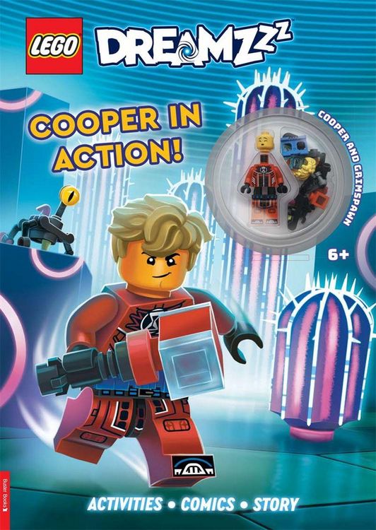 Produktbild: LEGO&reg; DREAMZzz(TM): Cooper in Action Activity Book (with Cooper LEGO minifigure and grimspawn mini-build)