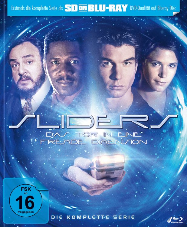 Produktbild: Sliders - Das Tor in eine fremde Dimension - Die komplette Serie - Mediabook (SD on Blu-ray) [LE] [4 BRs]