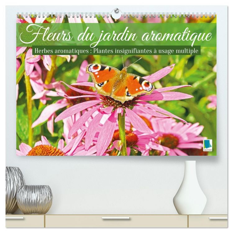 Produktbild: Fleurs du jardin aromatique (Calendrier mural haut de gamme 2027 DIN A2 vertical), CALVENDO calendrier mensuel