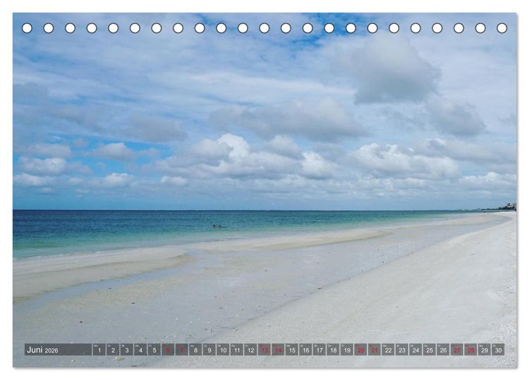 Produktbild: Florida - Sunshine State (Tischkalender 2026 DIN A5 quer), CALVENDO Monatskalender
