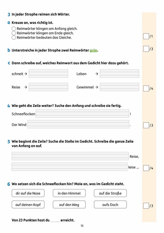 Produktbild: &Uuml;bungsheft mit Lesetests in Deutsch 2. Klasse