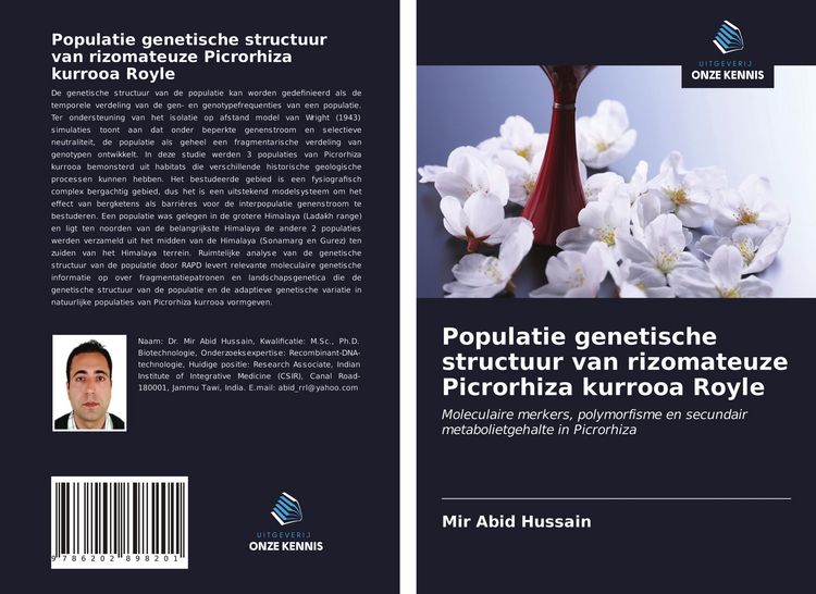 Produktbild: Populatie genetische structuur van rizomateuze Picrorhiza kurrooa Royle