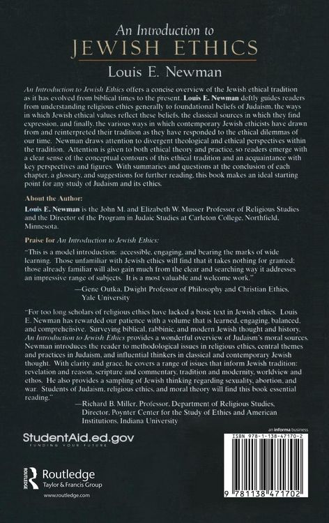 Produktbild: Introduction to Jewish Ethics