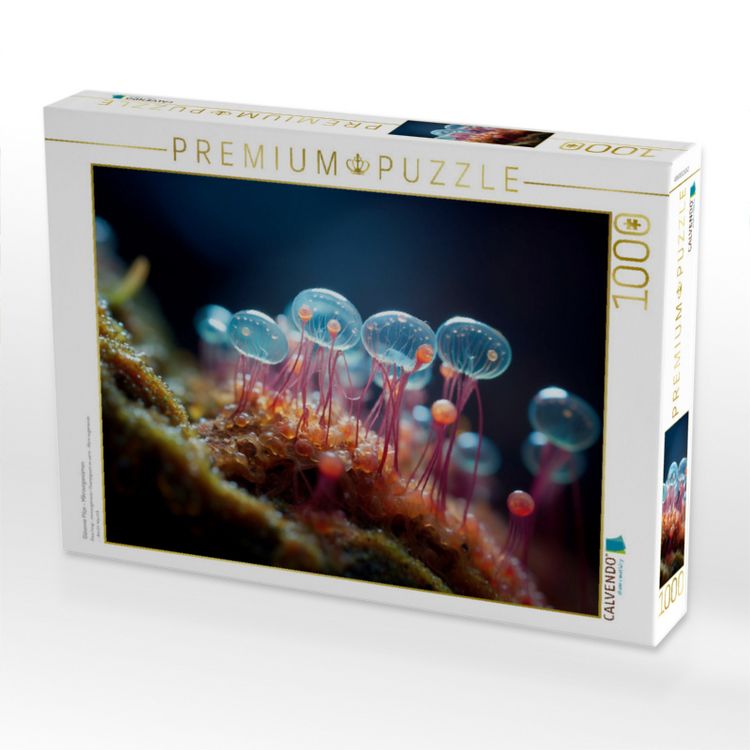 Produktbild: CALVENDO Puzzle Gl&auml;serne Pilze - Mikroorganismen | 1000 Teile Lege-Gr&ouml;&szlig;e 64x48cm Foto-Puzzle f&uuml;r gl&uuml;ckliche Stunden