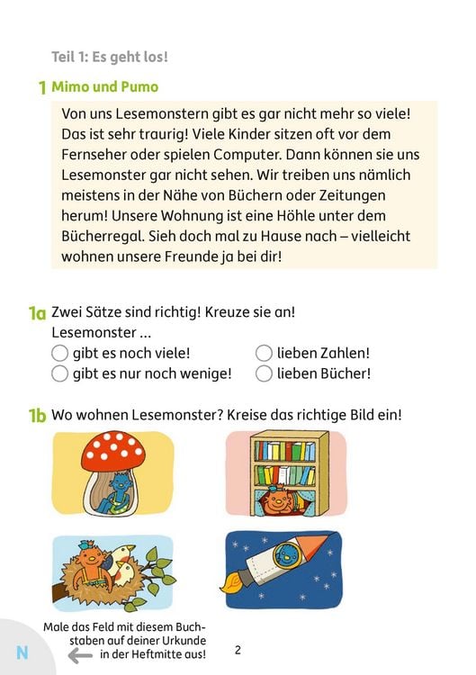 Produktbild: Deutsch 2. Klasse &Uuml;bungsheft - Besser lesen
