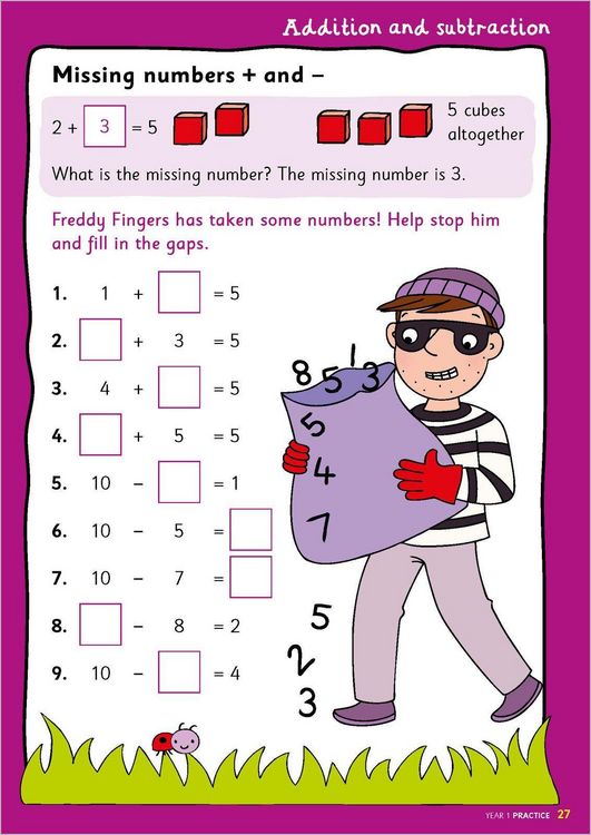 Produktbild: National Curriculum Maths Practice Book for Year 1