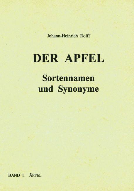 Produktbild: Der Apfel - Sortennamen und Synonyme