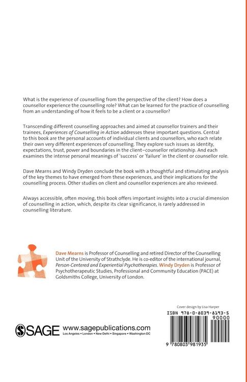 Produktbild: Experiences of Counselling in Action