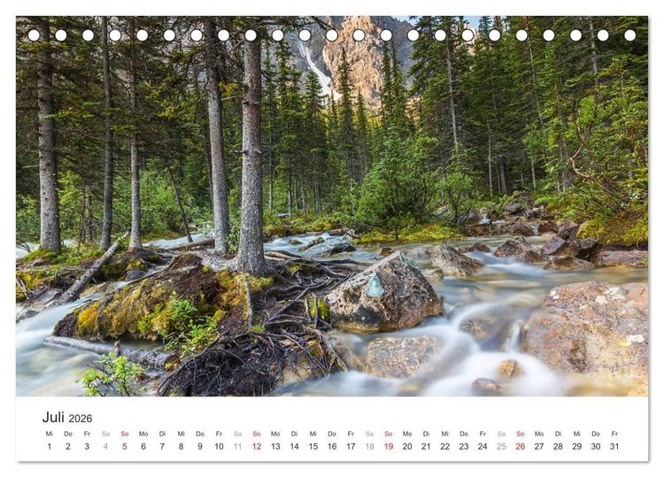 Produktbild: Kanada - Impressionen (Tischkalender 2026 DIN A5 quer), CALVENDO Monatskalender