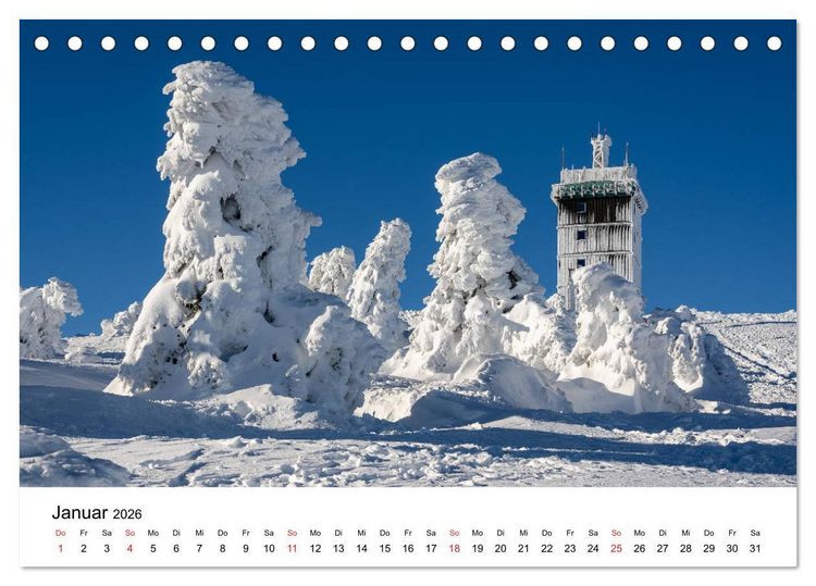 Produktbild: Deutschlands Landschaften - Vom Meer bis zu den Alpen (Tischkalender 2026 DIN A5 quer), CALVENDO Monatskalender