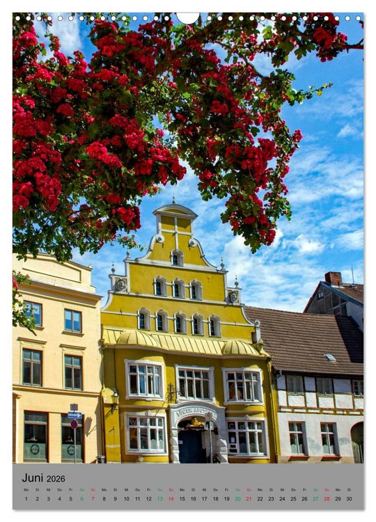 Produktbild: Wismar - Stadtspaziergang (Wandkalender 2026 DIN A3 hoch), CALVENDO Monatskalender