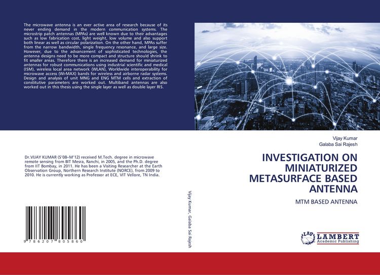 Produktbild: Investigation On Miniaturized Metasurface Based Antenna