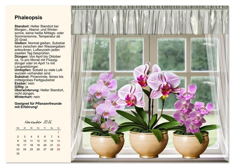 Produktbild: Bestes Raumklima durch Zimmerpflanzen (Wandkalender 2026 DIN A3 quer), CALVENDO Monatskalender