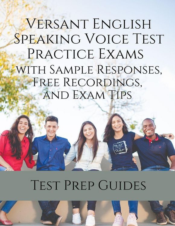 Produktbild: Versant English Speaking Voice Test Practice Exams with Sample Responses, Free Recordings, and Exam Tips