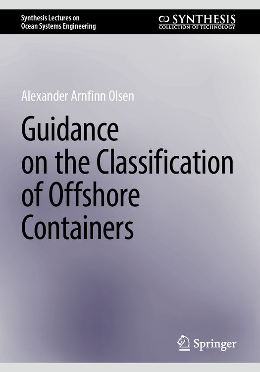 Produktbild: Guidance on the Classification of Offshore Containers