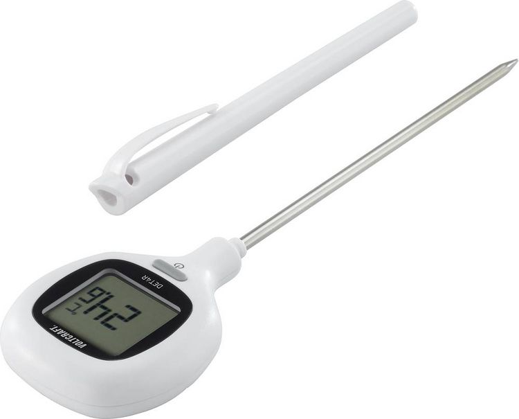 Produktbild: VOLTCRAFT DET4R Einstichthermometer Messbereich Temperatur -20 bis 250 &deg;C F&uuml;hler-Typ NTC Kontaktmessung
