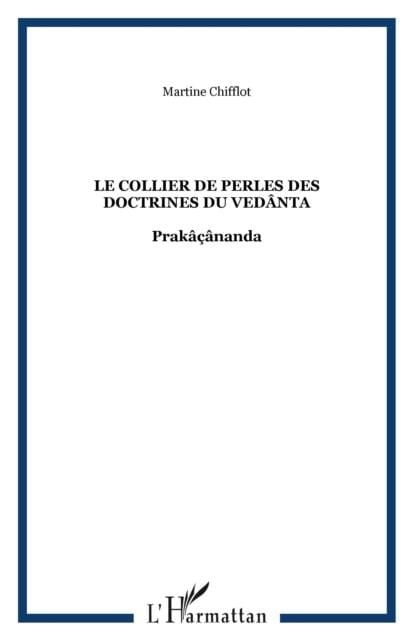 Produktbild: Le collier de perles des doctrines du Vedanta