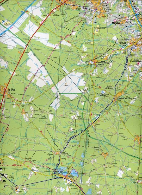 Produktbild: Bordeaux Mont-de-Marsan 1:100 000