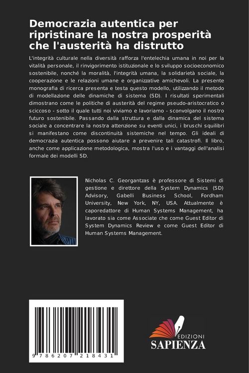 Produktbild: Democrazia autentica per ripristinare la nostra prosperit&agrave; che l'austerit&agrave; ha distrutto