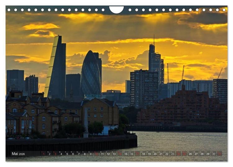 Produktbild: Londoner Perspektiven (Wandkalender 2026 DIN A4 quer), CALVENDO Monatskalender