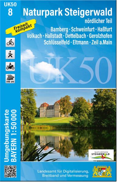 Produktbild: UK50-8 Naturpark Steigerwald, n&ouml;rdlicher Teil
