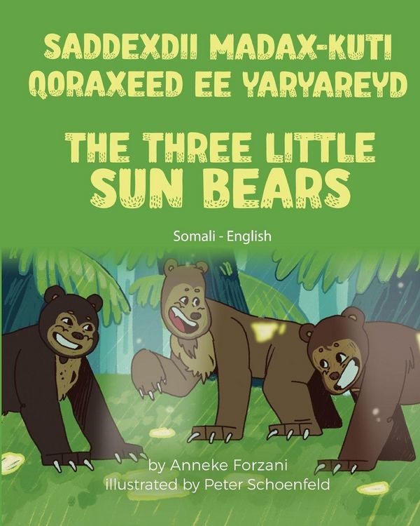 Produktbild: The Three Little Sun Bears (Somali - English)