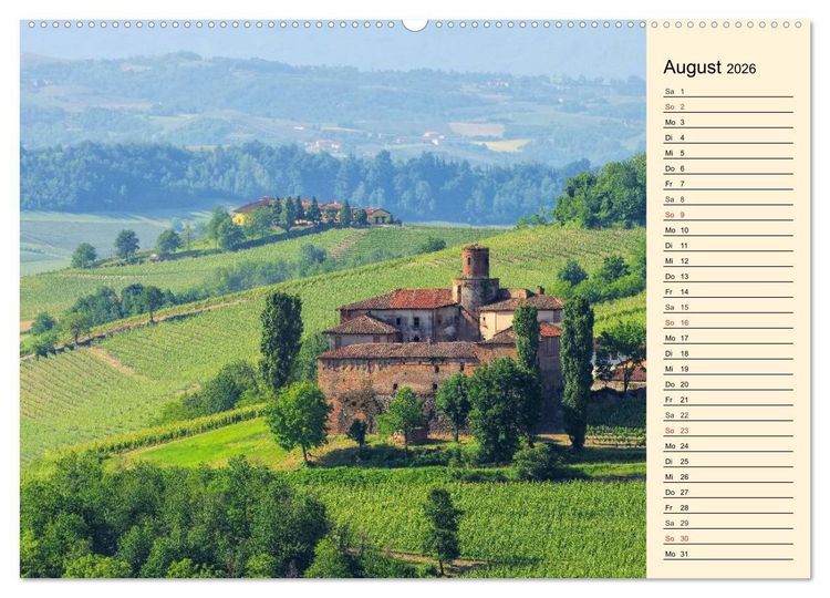 Produktbild: Burgen in Italien (Wandkalender 2026 DIN A2 quer), CALVENDO Monatskalender