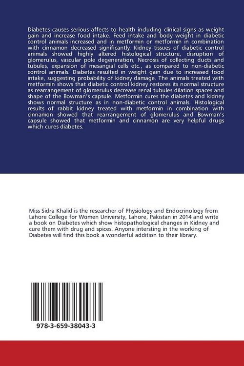Produktbild: Effect of Metformin and Cinnamon on Histology of Kidney of Rabbits