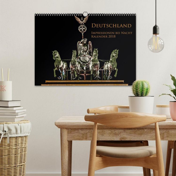 Produktbild: Deutschland Impressionen bei Nacht (Wandkalender 2026 DIN A3 quer), CALVENDO Monatskalender
