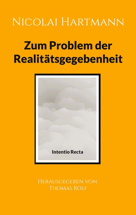 Produktbild: Nicolai Hartmann: Zum Problem der Realit&auml;tsgegebenheit