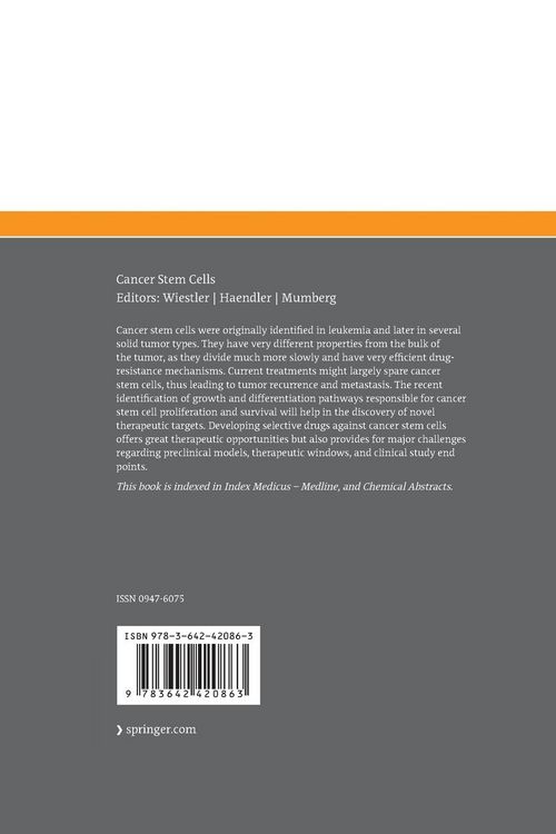 Produktbild: Cancer Stem Cells