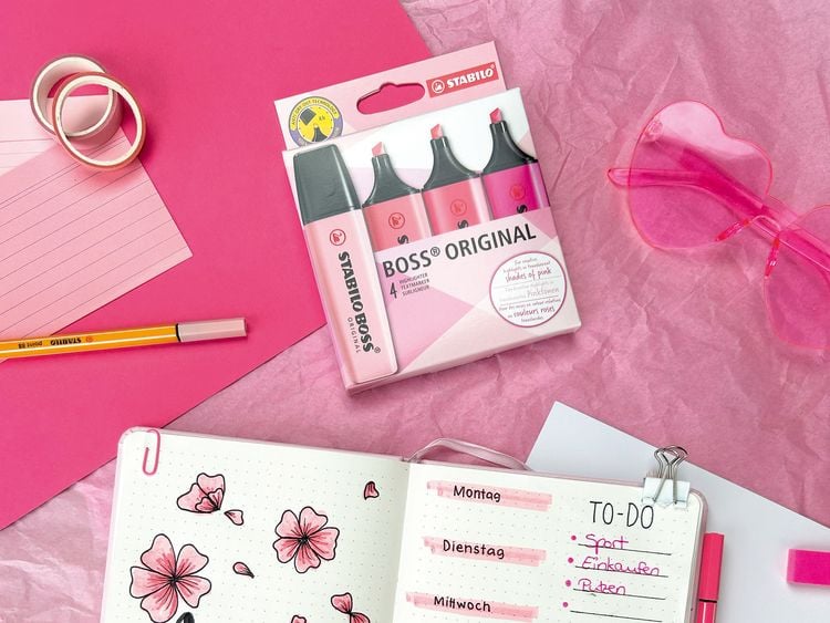 Produktbild: STABILO BOSS ORIGINAL 4er Etui Shades of Pink