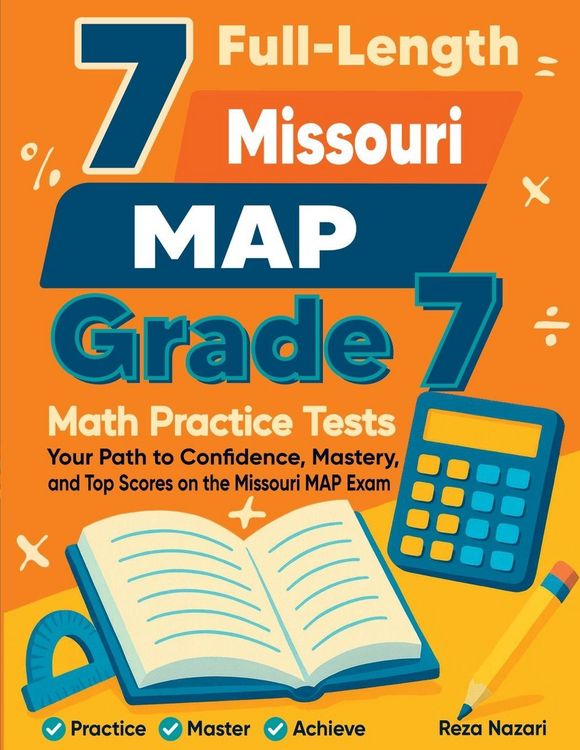 "7 Full-Length Missouri MAP Grade 7 Math Practice Tests" auf Englisch ...