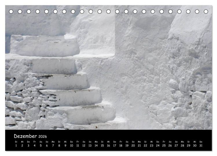 Produktbild: Mykonos - Stille Ecken (Tischkalender 2026 DIN A5 quer), CALVENDO Monatskalender