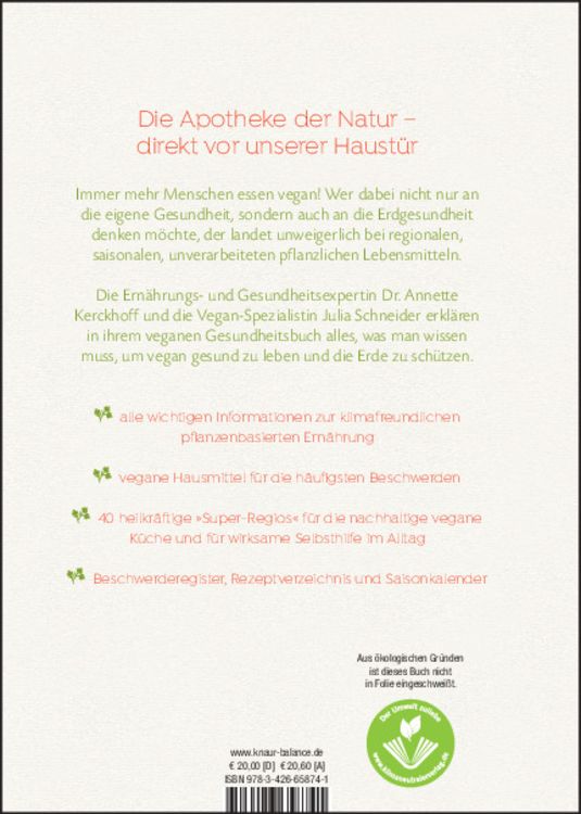 Produktbild: Das vegane Gesundheitsbuch