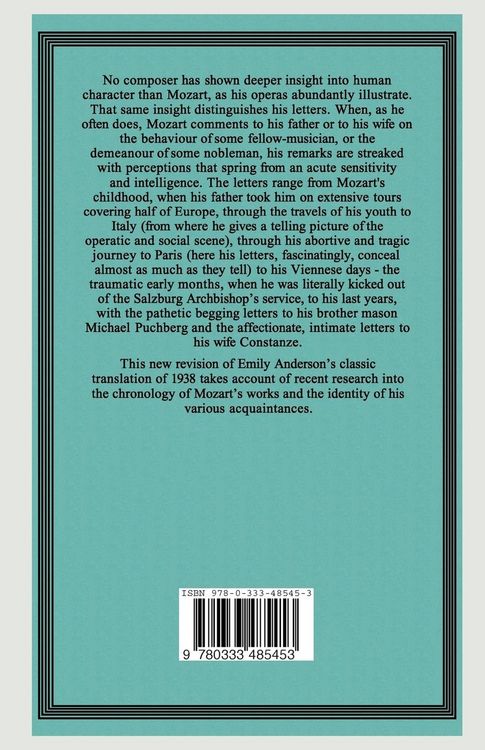 Produktbild: The Letters of Mozart and his Family