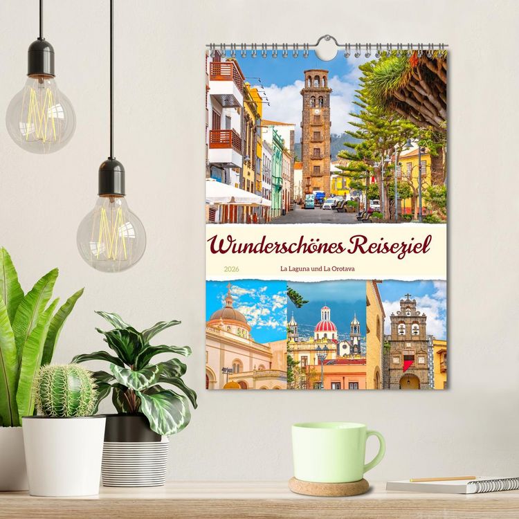 Produktbild: Wundersch&ouml;nes Reiseziel - La Laguna und La Orotava (Wandkalender 2026 DIN A4 hoch), CALVENDO Monatskalender