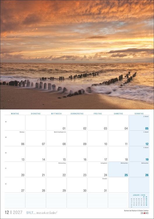Produktbild: Sylt &hellip; wie ich es liebe Kalender 2027