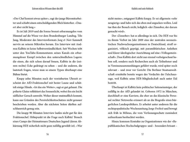 Produktbild: Extrem n&uuml;tzes Wissen &uuml;ber die AfD