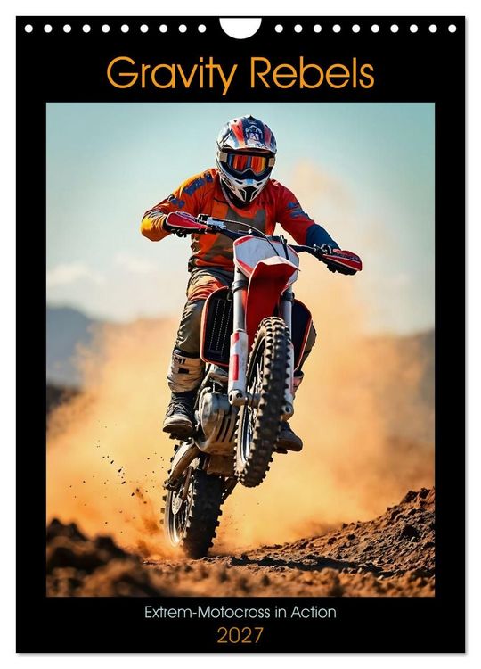 Produktbild: Gravity Rebels - Extrem-Motocross in Action (Wandkalender 2027 DIN A4 hoch), CALVENDO Monatskalender
