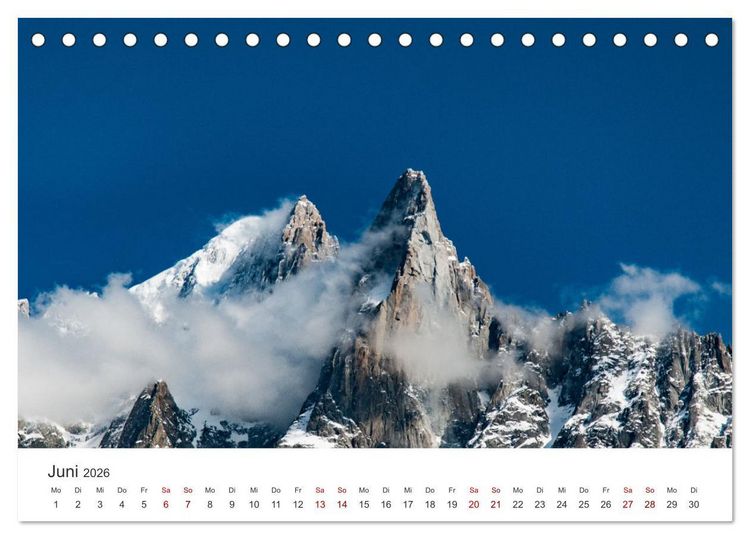 Produktbild: Alpen - Highlight eines beeindruckenden Gebirges (Tischkalender 2026 DIN A5 quer), CALVENDO Monatskalender