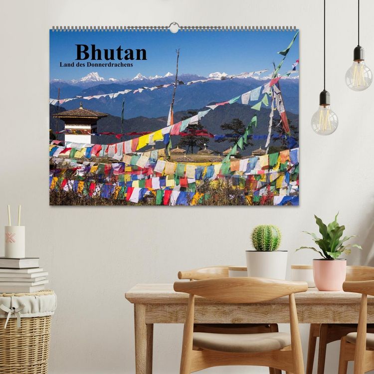 Produktbild: Bhutan 2026 - Land des Donnerdrachens (Wandkalender 2026 DIN A2 quer), CALVENDO Monatskalender