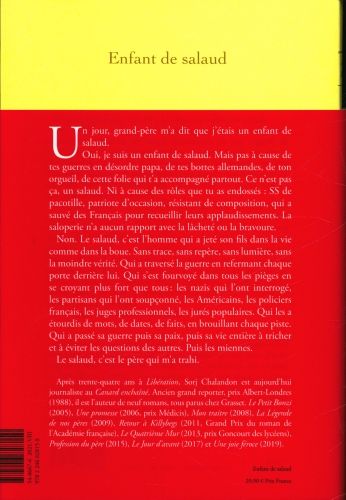 Produktbild: Chalandon, S: Enfant de salaud